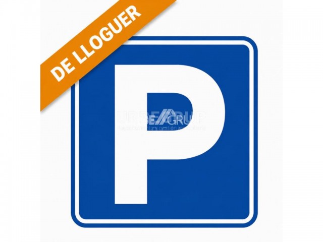 PLAZA DE PARKING EN ALQUILER